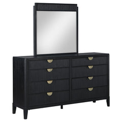 Best Furniture Outlet - Coaster - Brookmead 8-drawer Dresser with Mirror Black - 224713M