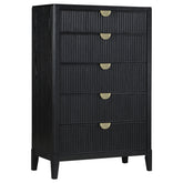 Best Furniture Outlet - Coaster - Brookmead 5-drawer Bedroom Chest Black - 224715