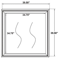 Lucia 4-piece Queen Bedroom Set Beige and White