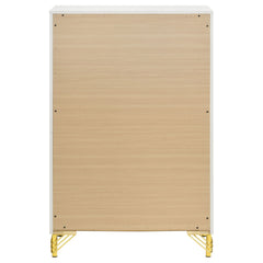 Lucia 5-drawer Bedroom Chest of Drawers White