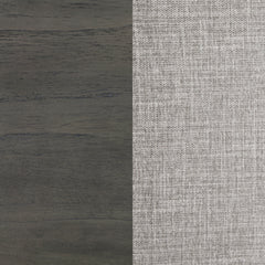 Kieran Wood Queen LED Panel Bed Grey