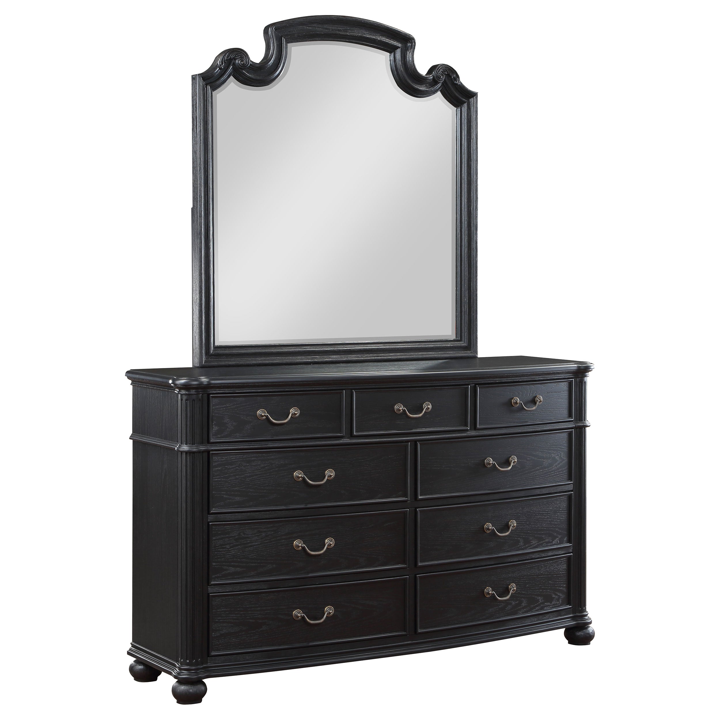 Best Furniture Outlet - Coaster - Celina 9-drawer Dresser with Mirror Black - 224763M