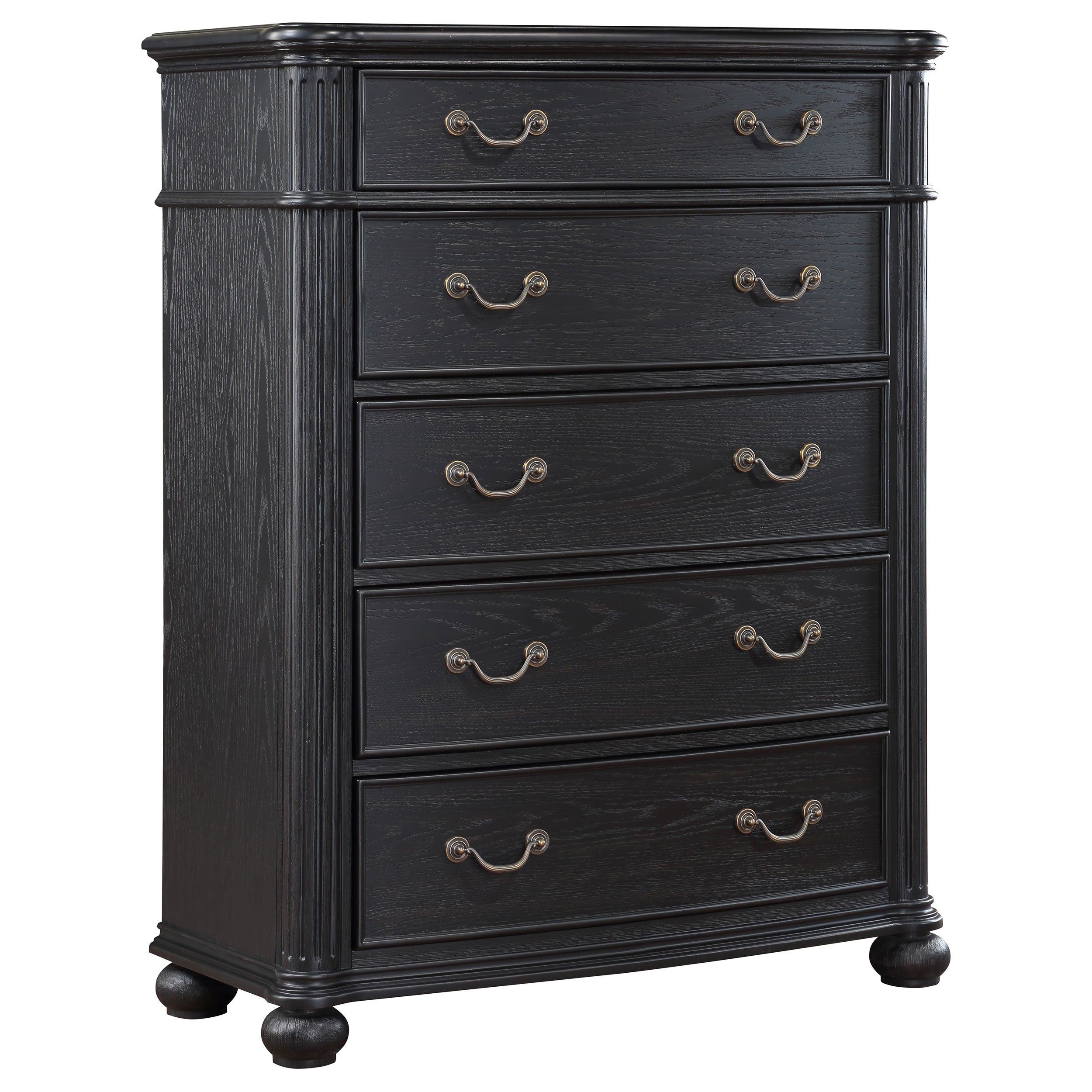 Best Furniture Outlet - Coaster - Celina 5-drawer Bedroom Chest Black - 224765