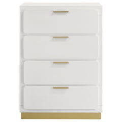 Caraway 4-drawer Bedroom Chest White