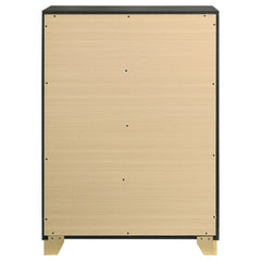 Caraway 4-drawer Bedroom Chest Black