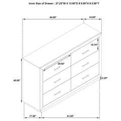Kenora 4-piece Queen Bedroom Set Barley Brown
