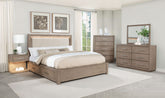 Best Furniture Outlet - Coaster - Kenora 5-piece Queen Bedroom Set Barley Brown - 224850Q-S5