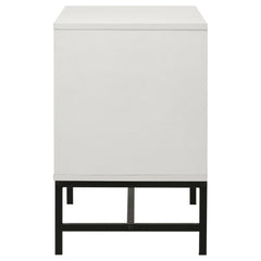Sonora 2-drawer Nightstand Bedside Table White