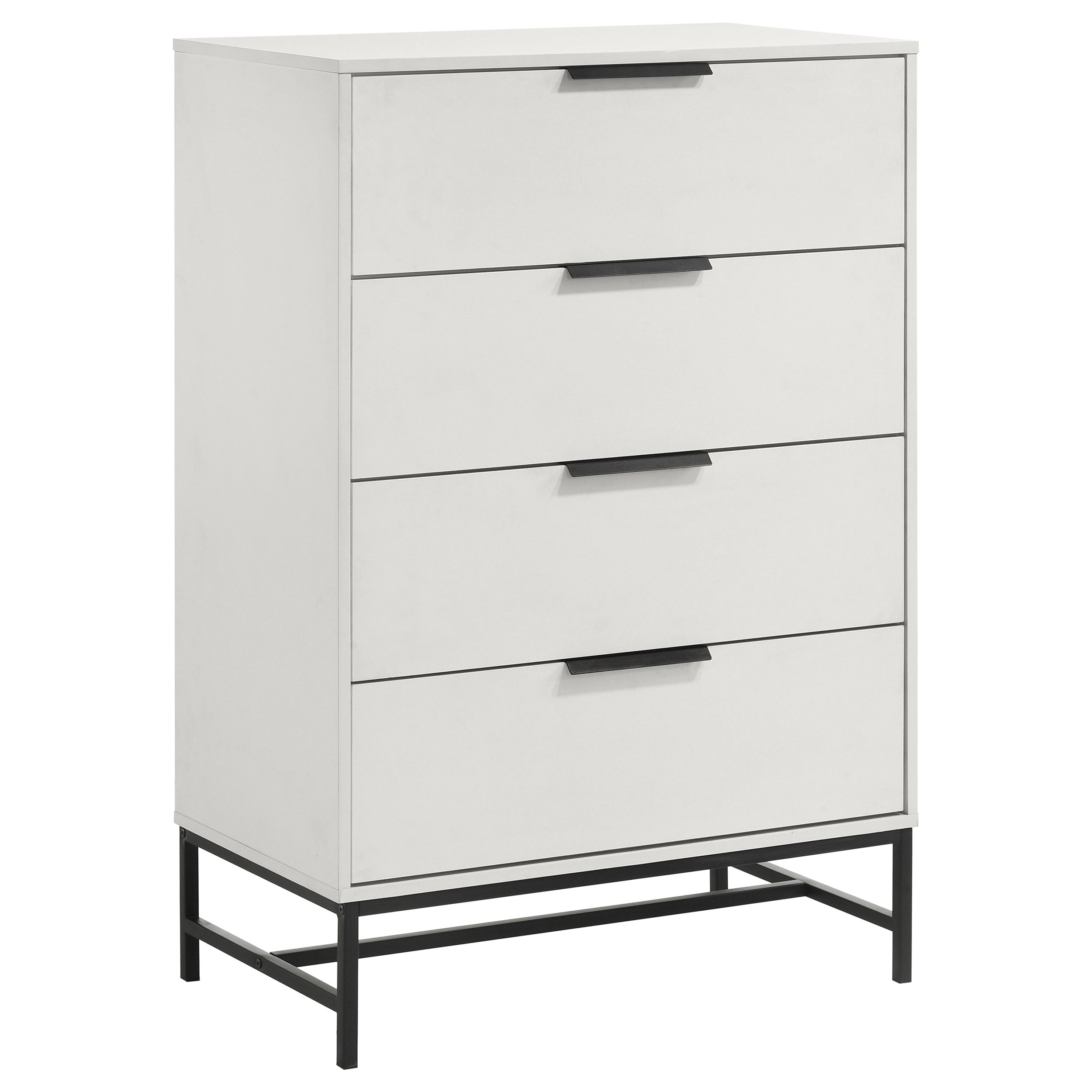 Best Furniture Outlet - Coaster - Sonora 4-drawer Bedroom Chest White  - 224865