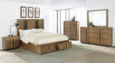 Best Furniture Outlet - Coaster - Terrace 5-piece Eastern King Bedroom Set Ash Brown - 224900KE-S5