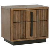 Best Furniture Outlet - Coaster - Terrace 2-drawer Nightstand Bedside Table Ash Brown - 224902