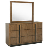 Best Furniture Outlet - Coaster - Terrace 6-drawer Dresser and Mirror Ash Brown - 224903M