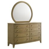 Best Furniture Outlet - Coaster - Granada 8-drawer Dresser and Mirror Natural Pine - 224923M