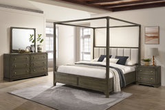 Best Furniture Outlet - Coaster - Gran Park 4-piece Eastern King Bedroom Set Dark Cocoa - 224931KE-S4