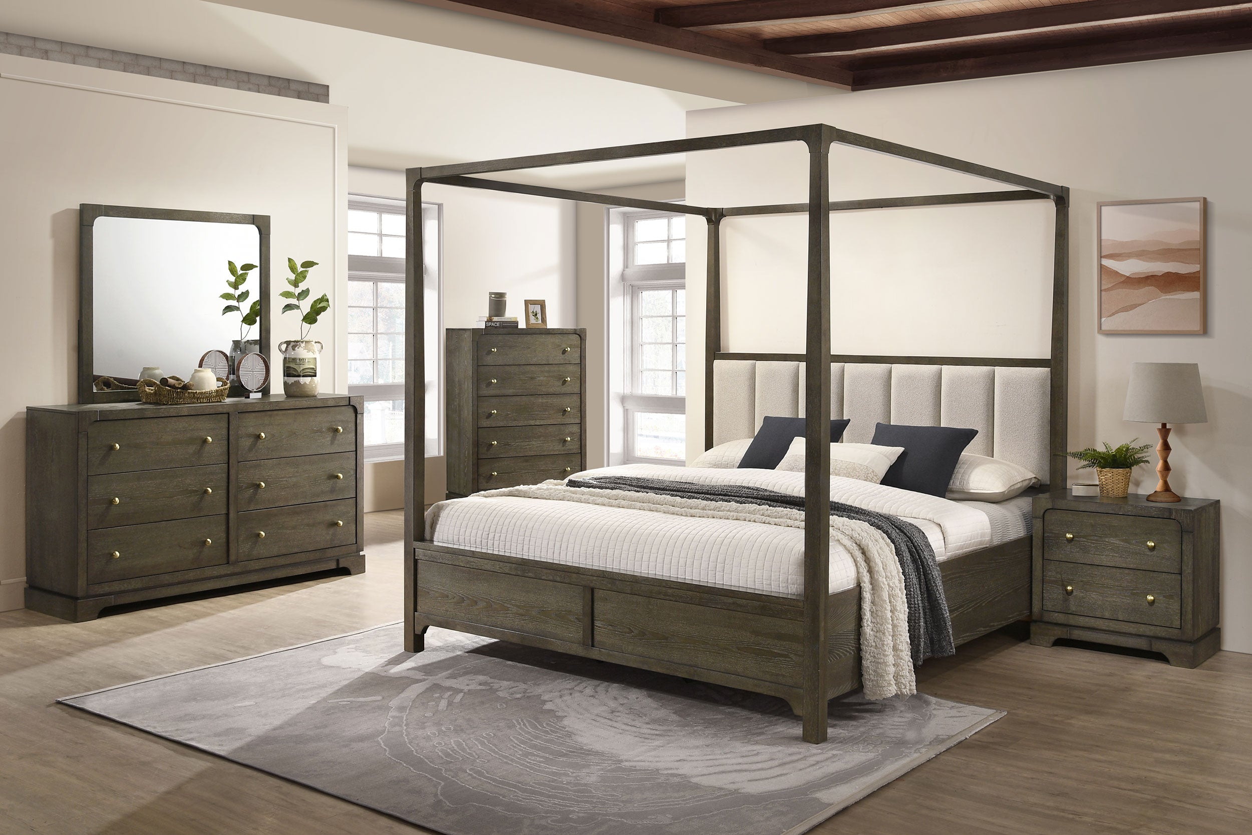 Best Furniture Outlet - Coaster - Gran Park 5-piece California King Bedroom Set Dark Cocoa - 224931KW-S5