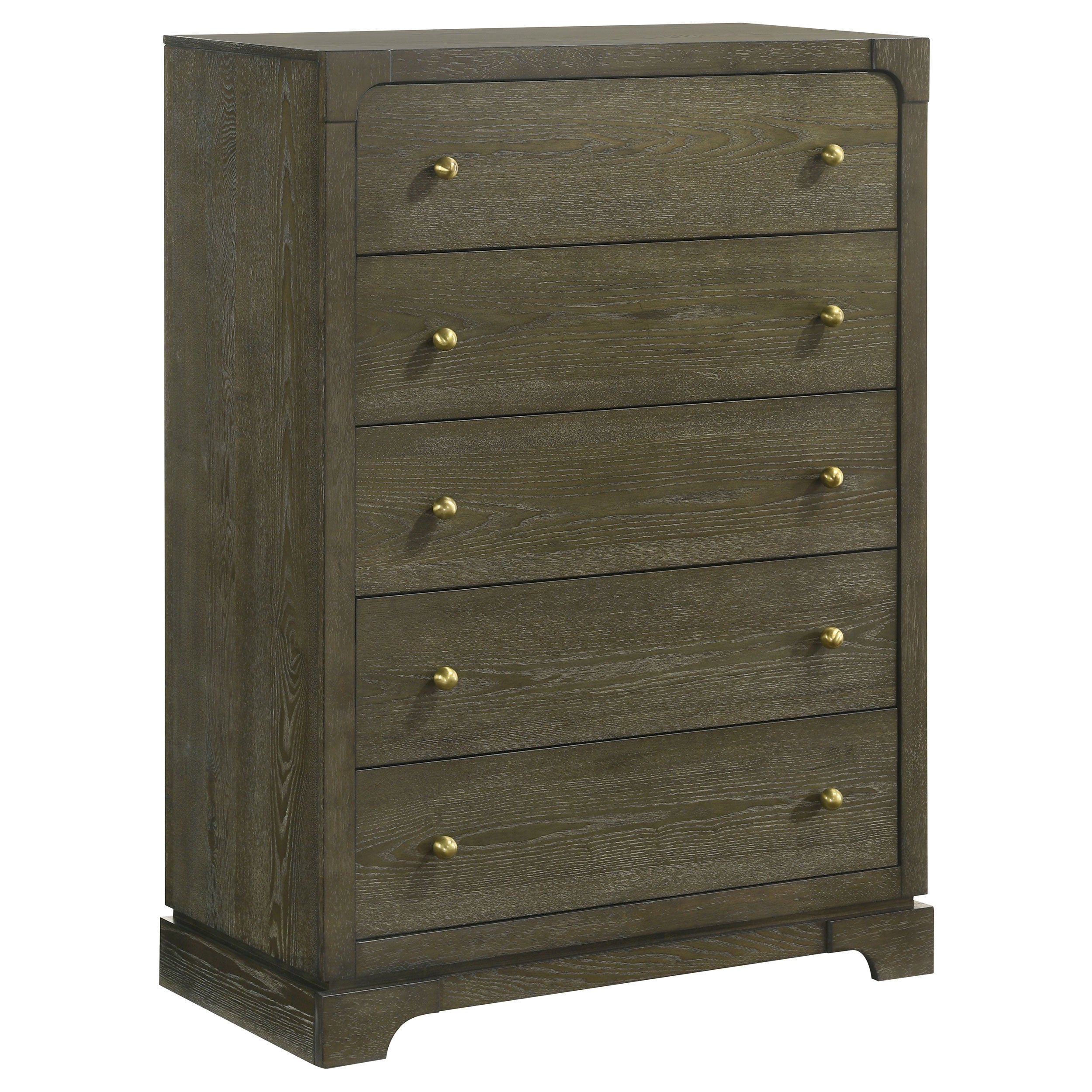 Best Furniture Outlet - Coaster - Gran Park 5-drawer Bedroom Chest of Drawers Dark Cocoa - 224935