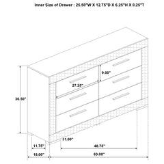 Ives 4-piece Eastern King Bedroom Set White High Gloss