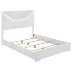 Ives 5-piece Queen Bedroom Set White High Gloss