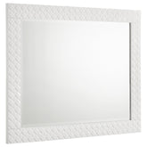 Best Furniture Outlet - Coaster - Ives Dresser Mirror White High Gloss - 224944