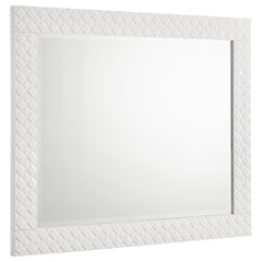 Best Furniture Outlet - Coaster - Ives Dresser Mirror White High Gloss - 224944