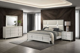 Best Furniture Outlet - Coaster - Olivia 4-piece Eastern King Bedroom Set Pearl White - 224951KE-S4