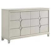 Best Furniture Outlet - Coaster - Olivia 6-drawer Dresser Cabinet Pearl White - 224953