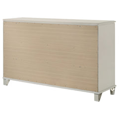 Olivia 6-drawer Dresser Cabinet Pearl White