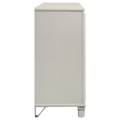 Olivia 6-drawer Dresser Cabinet Pearl White