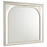 Best Furniture Outlet - Coaster - Olivia LED Dresser Mirror Pearl White - 224954