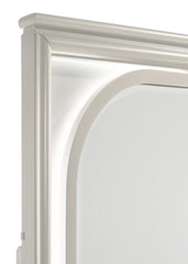 Olivia LED Dresser Mirror Pearl White