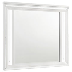 Best Furniture Outlet - Coaster - Marmore LED Dresser Mirror White - 224964