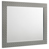 Best Furniture Outlet - Coaster - Ives Dresser Mirror Grey High Gloss - 224974
