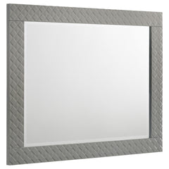 Best Furniture Outlet - Coaster - Ives Dresser Mirror Grey High Gloss - 224974