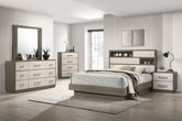 Best Furniture Outlet - Coaster - Fenwick 5-piece Eastern King Bedroom Set Grey Oak - 224981KE-S5