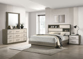 Best Furniture Outlet - Coaster - Fenwick 4-piece California King Bedroom Set Grey Oak - 224981KW-S4