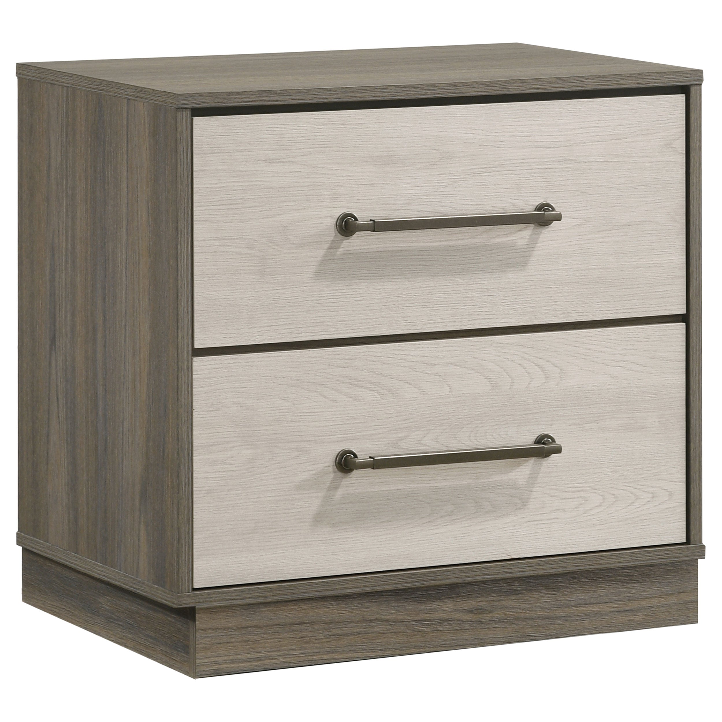 Best Furniture Outlet - Coaster - Fenwick 2-drawer Nightstand Bedside Table Grey Oak - 224982