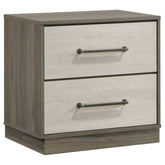 Best Furniture Outlet - Coaster - Fenwick 2-drawer Nightstand Bedside Table Grey Oak - 224982