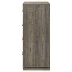 Fenwick 4-drawer Chest of Drawers Grey Oak