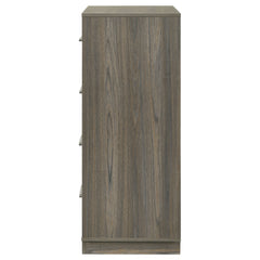 Fenwick 4-drawer Chest of Drawers Grey Oak