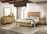 Best Furniture Outlet - Coaster - Kaywood 4-piece Eastern King Bedroom Set Natural Pine - 225001KE-S4