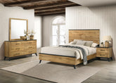 Best Furniture Outlet - Coaster - Kaywood 4-piece Queen Bedroom Set Natural Pine - 225001Q-S4