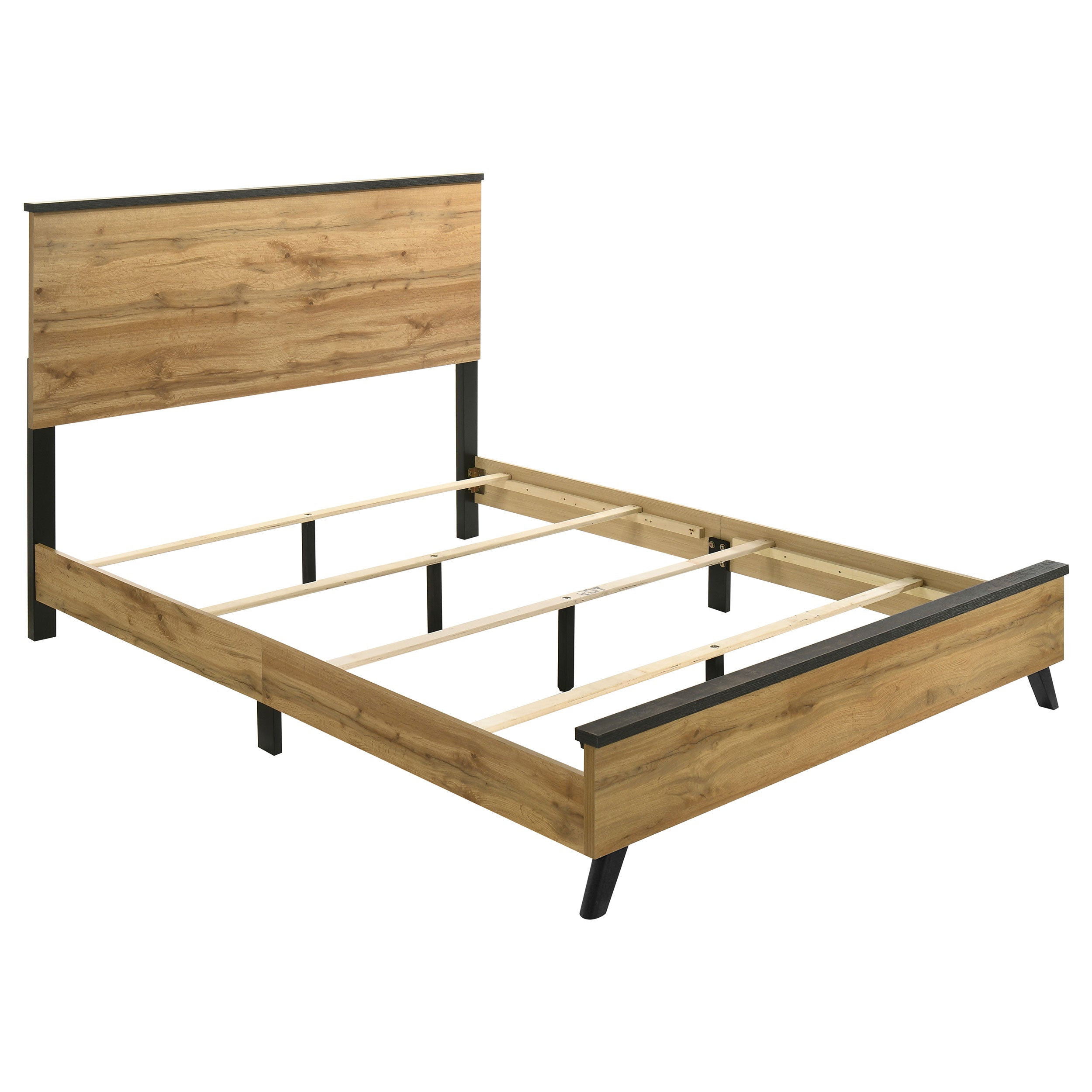 Best Furniture Outlet - Coaster - Kaywood 52-inch Queen Panel Bed Natural Pine - 225001Q