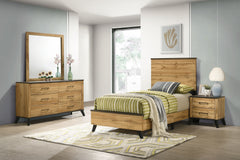 Best Furniture Outlet - Coaster - Kaywood 4-piece Twin Bedroom Set Natural Pine - 225001T-S4