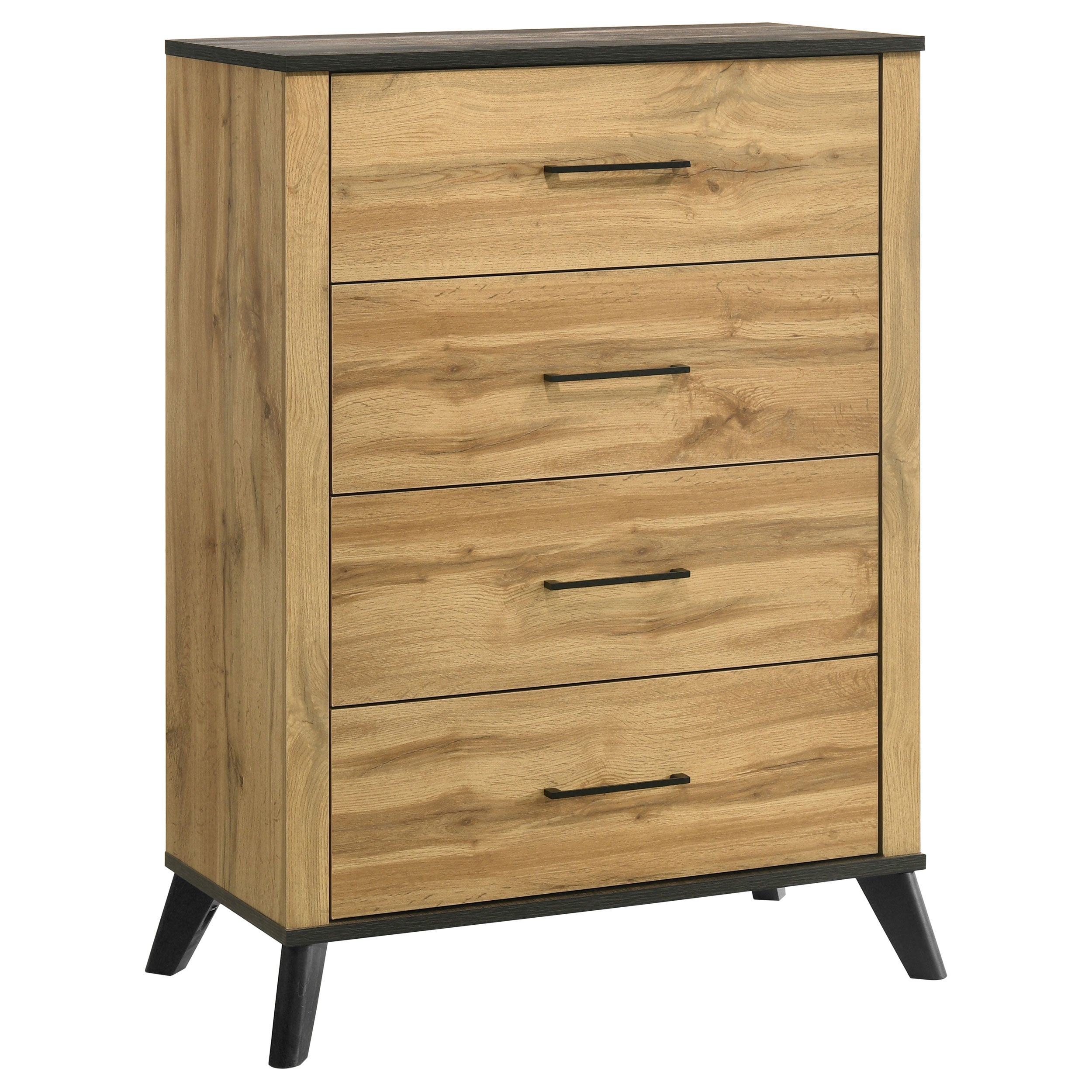 Best Furniture Outlet - Coaster - Kaywood 4-drawer Bedroom Chest of Drawers Natural Pine - 225005