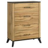 Best Furniture Outlet - Coaster - Kaywood 4-drawer Bedroom Chest of Drawers Natural Pine - 225005