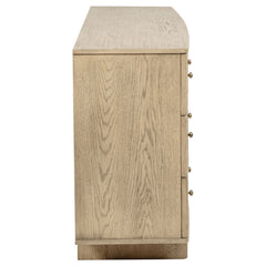 Kailani 9-drawer Dresser Cabinet Beige Oak