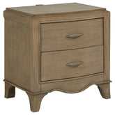 Best Furniture Outlet - Coaster - Revello 2-drawer Nightstand Bedside Table Washed Mango - 225052