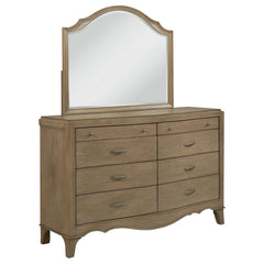 Best Furniture Outlet - Coaster - Revello 8-drawer Bedroom Dresser with Mirror Washed Mango - 225053M