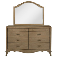 Revello 8-drawer Bedroom Dresser with Mirror Washed Mango