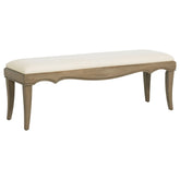 Best Furniture Outlet - Coaster - Revello Upholstered Bedroom Bed End Bench Washed Mango - 225056
